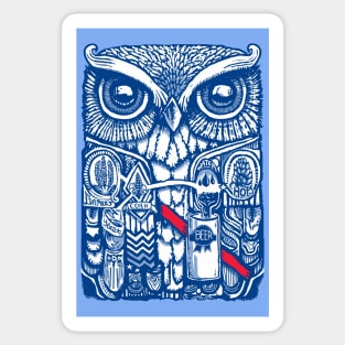 Owl have a beer Sticker